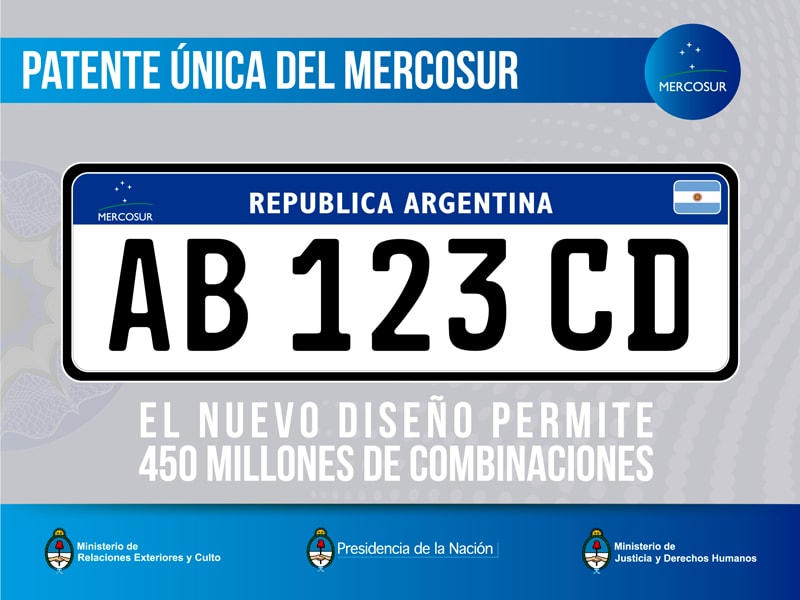 Nueva Placa Patente Mercosur - Tramitar08.com